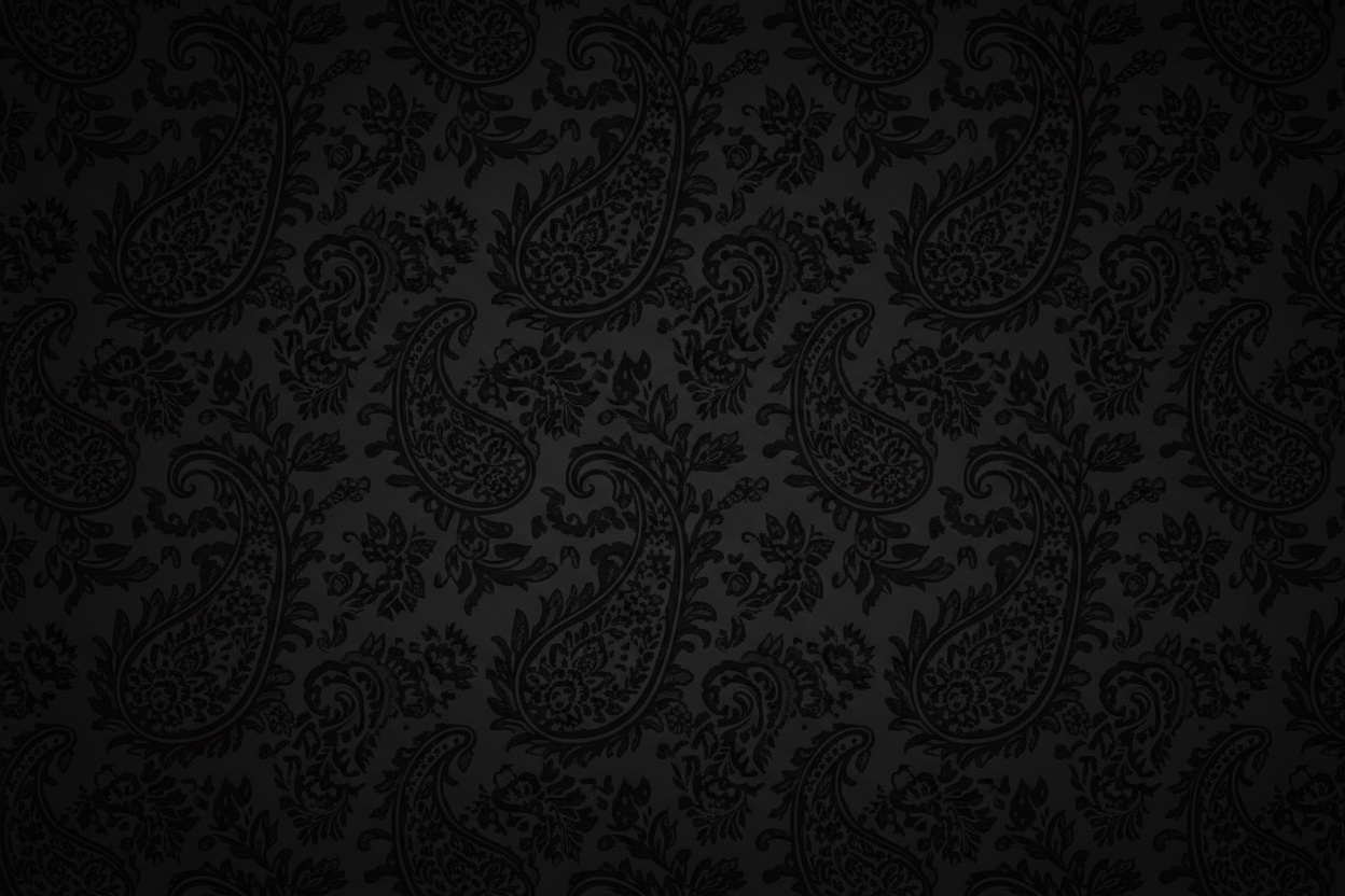 Dunkles Paisley-Muster